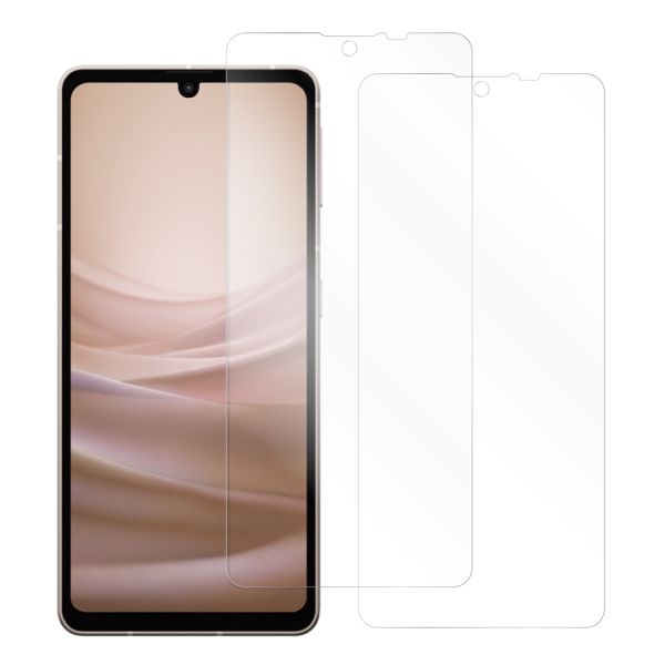 [2枚入り] LOOF 強化ソフトフィルム AQUOS sense7 sense 7 保護フィルム クリア/マット/ブルーライトカット/覗き見防止  簡単貼り付け 画面保護 ソフトフィルム 気泡なし 傷防止 割れ防止 [ AQUOS sense7 ]