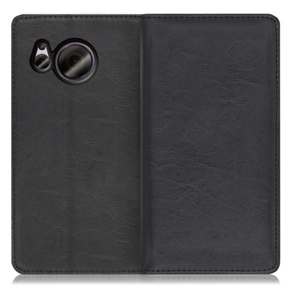 [ LOOF ROYALE ] AQUOS sense7 sense 7 スマホケース ケース カバー 手帳型ケース カード収納 マグネット付き 本革 ベルトなし [ AQUOS sense7 ]