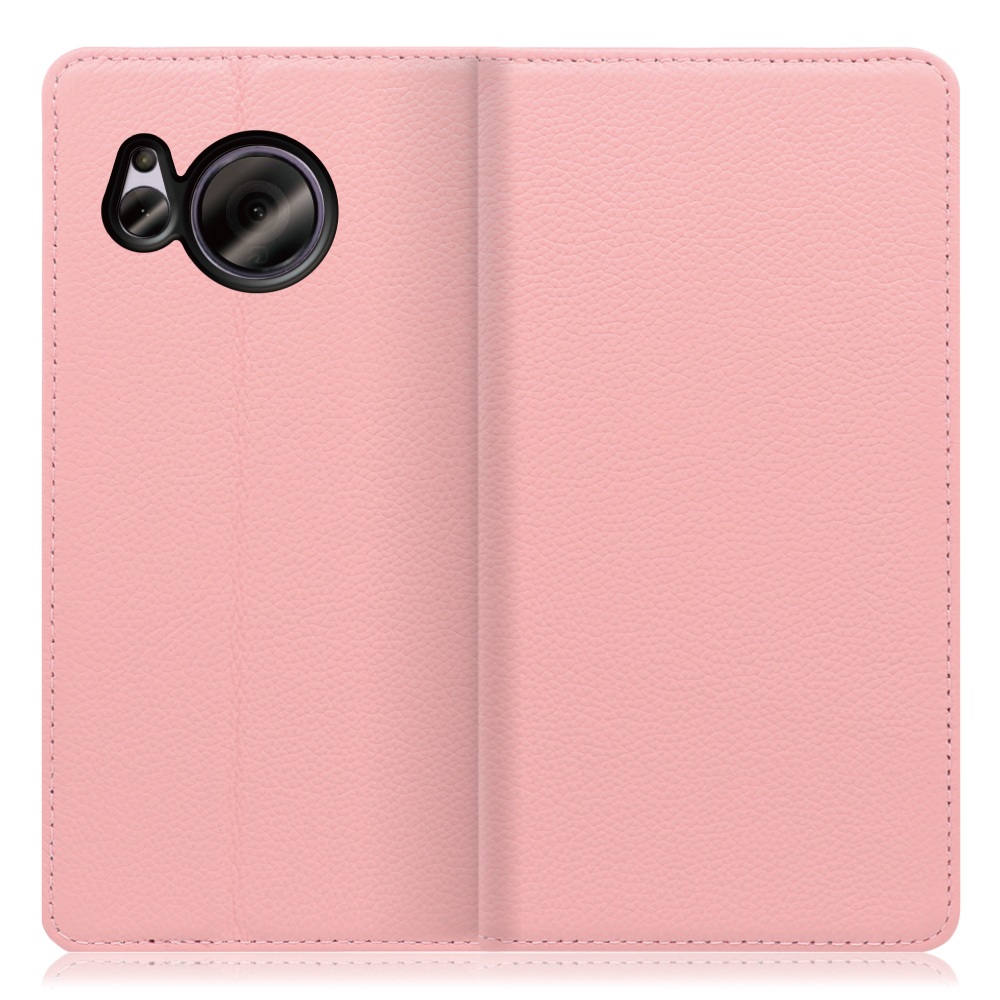 [ LOOF PASTEL ] AQUOS sense7 sense 7 スマホケース ケース カバー 手帳型ケース カード収納 マグネット付き 本革 ベルトなし [ AQUOS sense7 ]