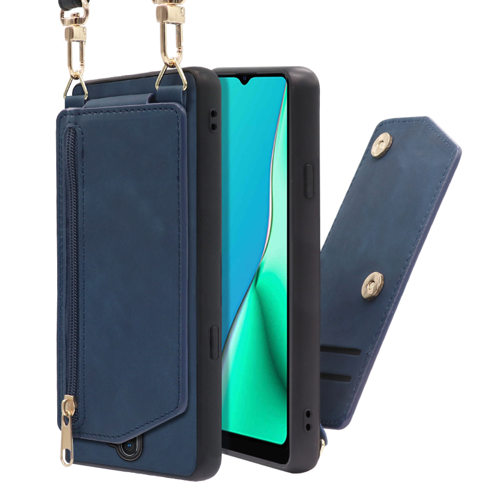 [ LOOF SHOULDER-FLIP ] OPPO A5 2020 a52020 oppoa5 スマホケース 背面 ケース カバー ハードケース ショルダー スマホショルダー ストラップ 肩掛け 首掛け カード収納 [ OPPO A5 2020 ]