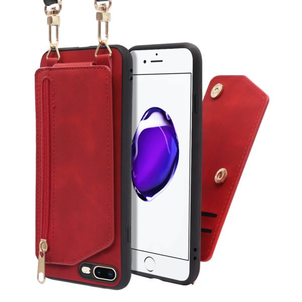 [ LOOF SHOULDER-FLIP ] iPhone 7 Plus / 8 Plus iphone7plus iphone8plus 7plus 8plus スマホケース 背面 ケース カバー ハードケース ショルダー スマホショルダー ストラップ 肩掛け 首掛け カード収納 [ iPhone 7 Plus / 8 Plus ]