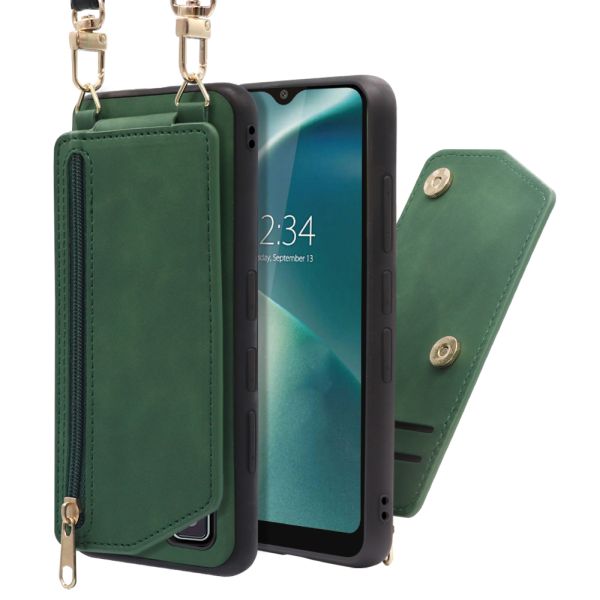 [ LOOF SHOULDER-FLIP ] AQUOS wish2 / AQUOS wish  スマホケース 背面 ケース カバー ハードケース ショルダー スマホショルダー ストラップ 肩掛け 首掛け カード収納 [ AQUOS wish/wish2 ]
