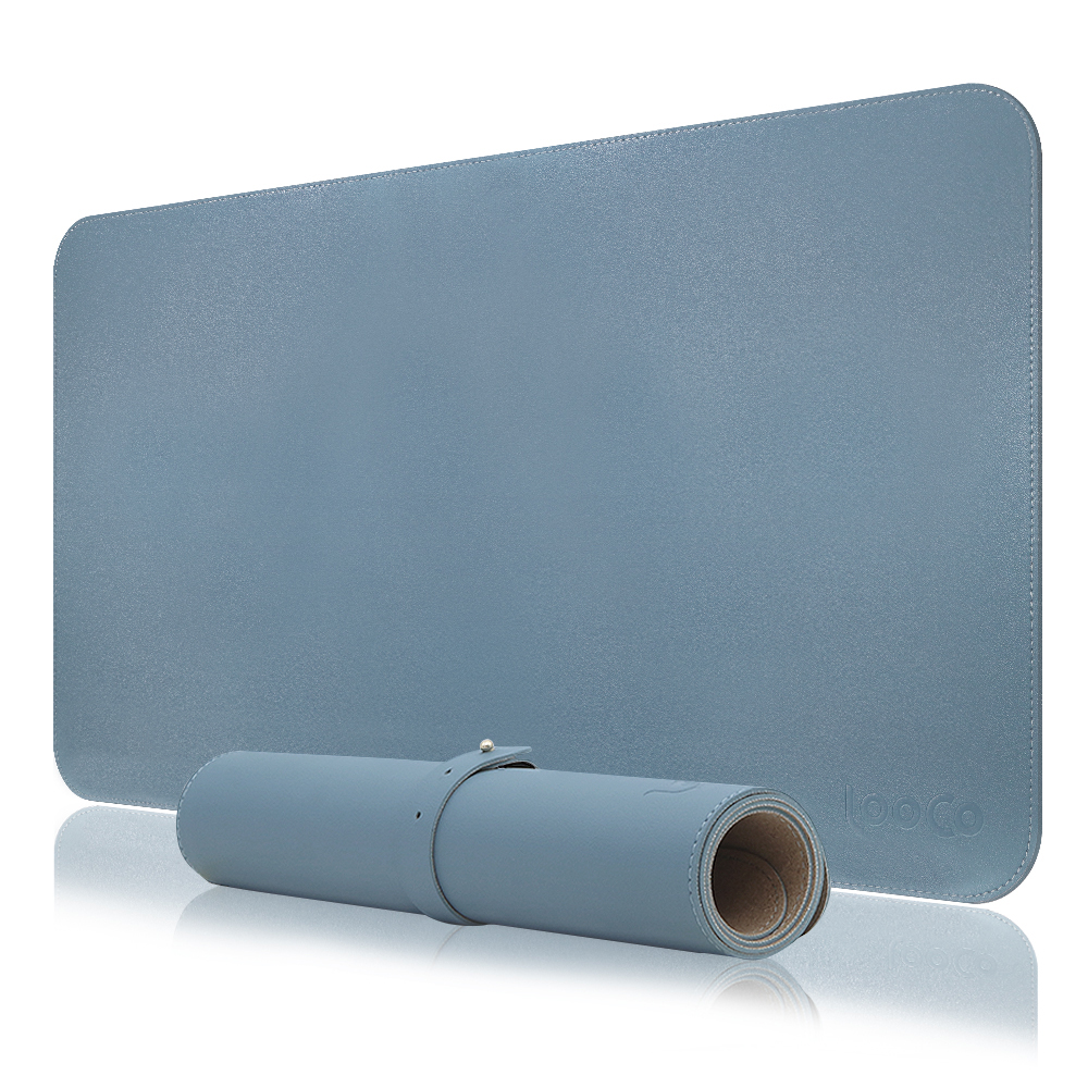 LOOF マウスパッド 大型 デスクマット レザー かわいい おしゃれ 持ち運び シンプル かっこいい 軽量 コンパクト 滑らない ずれにくい ずれ防止  ノートパソコン ノートpc 無地 持ち運び用 横長