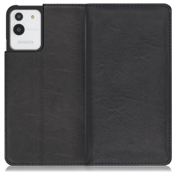 [ LOOF ROYALE ] aiwa JA2-SMP0601 アイワ スマホケース ケース カバー 手帳型ケース カード収納 マグネット付き 本革 ベルトなし [ aiwa JA2-SMP0601 ]