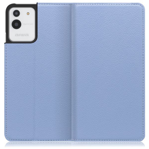 [ LOOF PASTEL ] aiwa JA2-SMP0601 アイワ スマホケース ケース カバー 手帳型ケース カード収納 マグネット付き 本革 ベルトなし [ aiwa JA2-SMP0601 ]