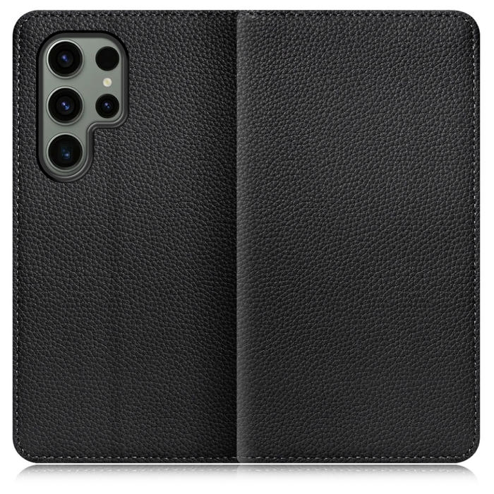 [ LOOF BOOK ] Galaxy S23 Ultra s23ultra スマホケース ケース カバー 手帳型ケース カード収納 本革 マグネットなし ベルトなし [ Galaxy S23 Ultra ]