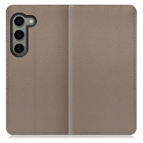 [ LOOF BOOK ] Galaxy S23  スマホケース ケース カバー 手帳型ケース カード収納 本革 マグネットなし ベルトなし [ Galaxy S23 ]