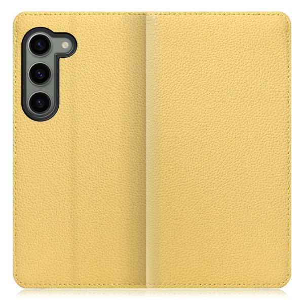 [ LOOF BOOK ] Galaxy S23  スマホケース ケース カバー 手帳型ケース カード収納 本革 マグネットなし ベルトなし [ Galaxy S23 ]