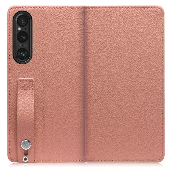 [ LOOF HOLD ] Xperia 1 V 1V xperia1V スマホケース ケース カバー 手帳型ケース 背面ベルト カード収納 本革 マグネットなし [ Xperia 1 V ]