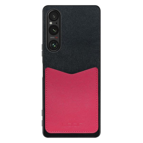 [ LOOF PASS-SHELL ] Xperia 1 V 1V xperia1V スマホケース 背面 ケース カバー ハードケース カード収納 カードホルダー ストラップホール [ Xperia 1 V ]