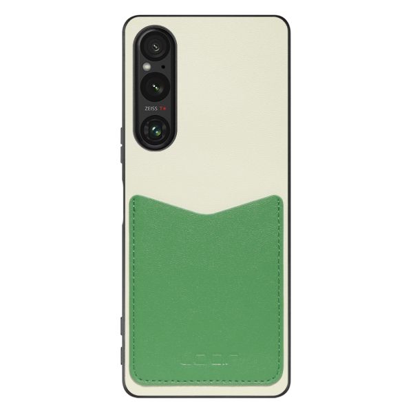 [ LOOF PASS-SHELL ] Xperia 1 V 1V xperia1V スマホケース 背面 ケース カバー ハードケース カード収納 カードホルダー ストラップホール [ Xperia 1 V ]