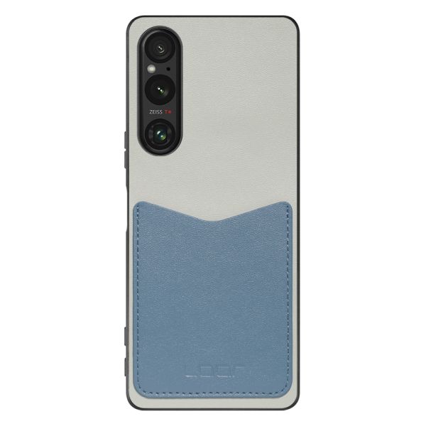 [ LOOF PASS-SHELL ] Xperia 1 V 1V xperia1V スマホケース 背面 ケース カバー ハードケース カード収納 カードホルダー ストラップホール [ Xperia 1 V ]