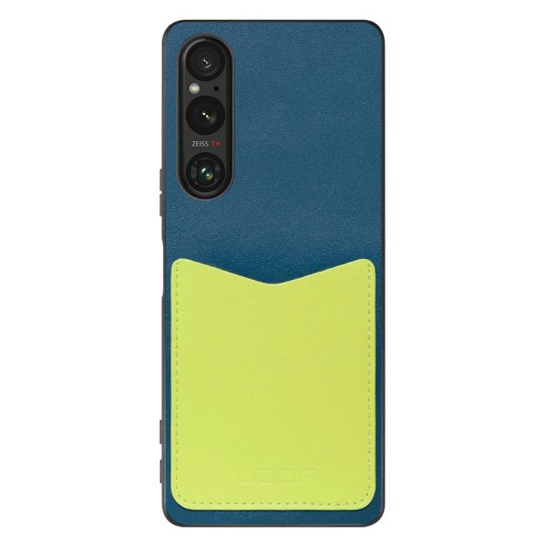 [ LOOF PASS-SHELL ] Xperia 1 V 1V xperia1V スマホケース 背面 ケース カバー ハードケース カード収納 カードホルダー ストラップホール [ Xperia 1 V ]