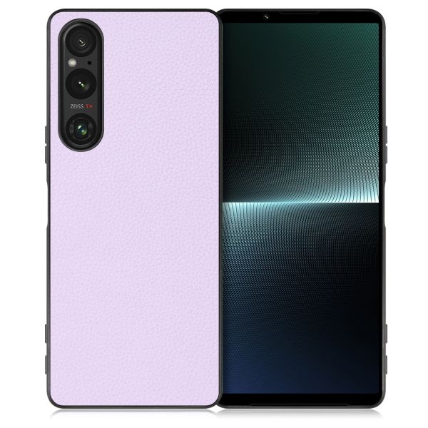 [ LOOF LUXURY-SHELL ] Xperia 1 V 1V xperia1V スマホケース 背面 ケース カバー ハードケース 本革 ストラップホール [ Xperia 1 V ]