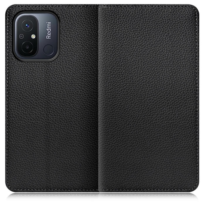 [ LOOF BOOK ] Xiaomi Redmi 12C Redmi12C スマホケース ケース カバー 手帳型ケース カード収納 本革 マグネットなし ベルトなし [ Xiaomi Redmi 12C ]