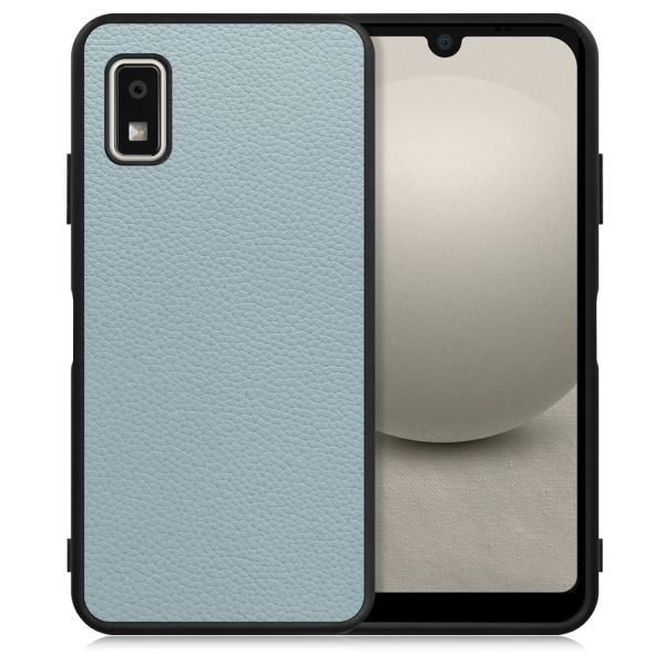 [ LOOF LUXURY-SHELL ] AQUOS wish3 SH-53D / A303SH / A302SH  スマホケース 背面 ケース カバー ハードケース 本革 ストラップホール [ AQUOS wish3 ]