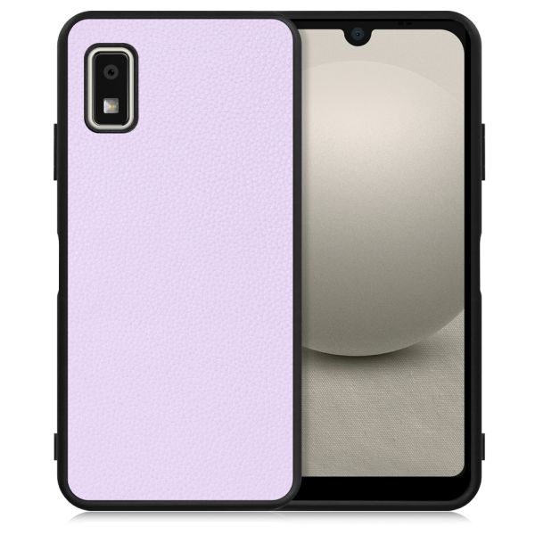 [ LOOF LUXURY-SHELL ] AQUOS wish3 SH-53D / A303SH / A302SH  スマホケース 背面 ケース カバー ハードケース 本革 ストラップホール [ AQUOS wish3 ]