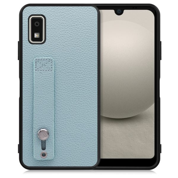 [ LOOF HOLD-SHELL ]   スマホケース 背面 ケース カバー ハードケース 背面ベルト 本革 ストラップホール [  ]