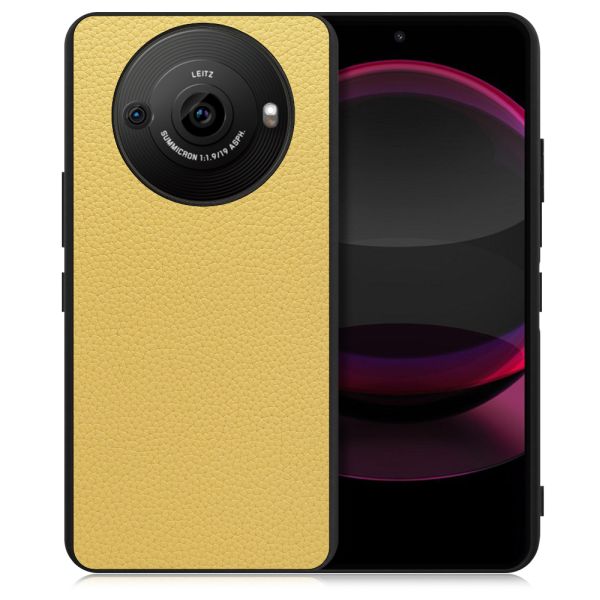 [ LOOF LUXURY-SHELL ] AQUOS R8 pro SH-51D R8pro AQUOSR8pro スマホケース 背面 ケース カバー ハードケース 本革 ストラップホール [ AQUOS R8 pro ]