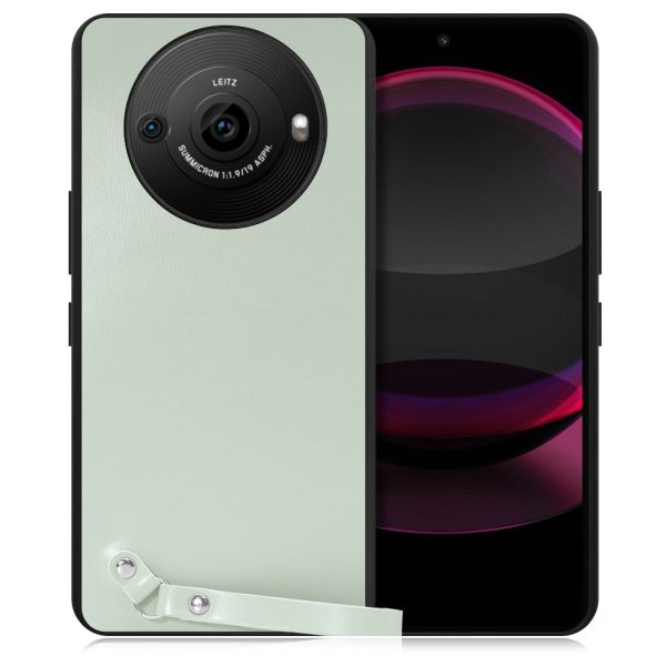 [ LOOF MACARON-SHELL ] AQUOS R8 pro SH-51D R8pro AQUOSR8pro スマホケース 背面 ケース カバー ハードケース ストラップ付き 本革 ストラップホール [ AQUOS R8 pro ]
