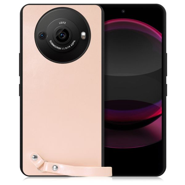 [ LOOF MACARON-SHELL ] AQUOS R8 pro SH-51D R8pro AQUOSR8pro スマホケース 背面 ケース カバー ハードケース ストラップ付き 本革 ストラップホール [ AQUOS R8 pro ]
