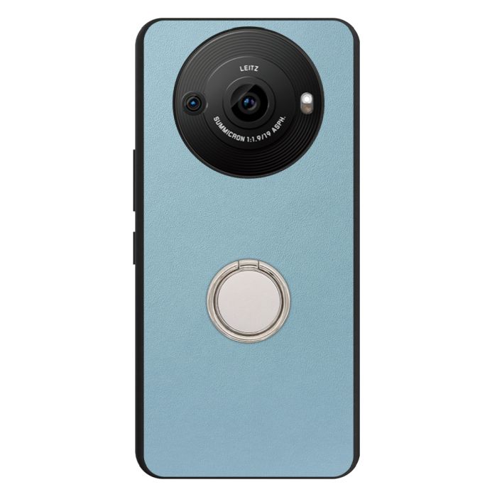 [ LOOF RING-SHELL (シンプル Ver.) ] AQUOS R8 pro SH-51D R8pro AQUOSR8pro スマホケース 背面 ケース カバー ハードケース スマホリング リング付き 本革 ストラップホール [ AQUOS R8 pro ]