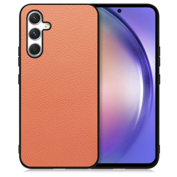 [ LOOF LUXURY-SHELL ] Galaxy A54 5G  スマホケース 背面 ケース カバー ハードケース 本革 ストラップホール [ Galaxy A54 5G ]