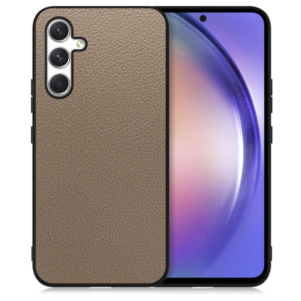 [ LOOF LUXURY-SHELL ] Galaxy A54 5G  スマホケース 背面 ケース カバー ハードケース 本革 ストラップホール [ Galaxy A54 5G ]