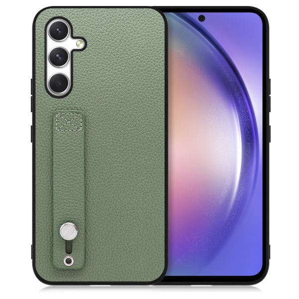 [ LOOF HOLD-SHELL ]   スマホケース 背面 ケース カバー ハードケース 背面ベルト 本革 ストラップホール [  ]