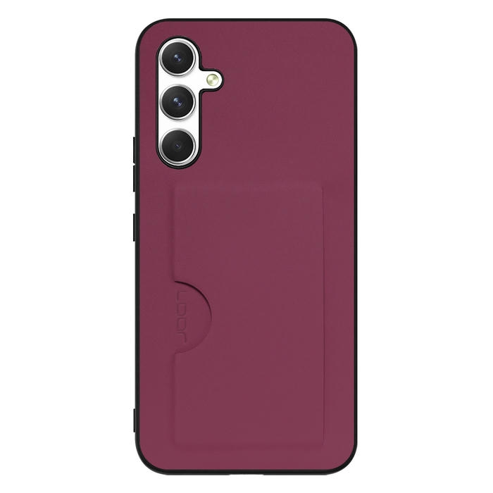 [ LOOF SKIN SLIM-SLOT ] Galaxy A54 5G スマホケース 背面 ケース カバー ハードケース カード収納 PUレザー ストラップホール [ Galaxy A54 5G ]