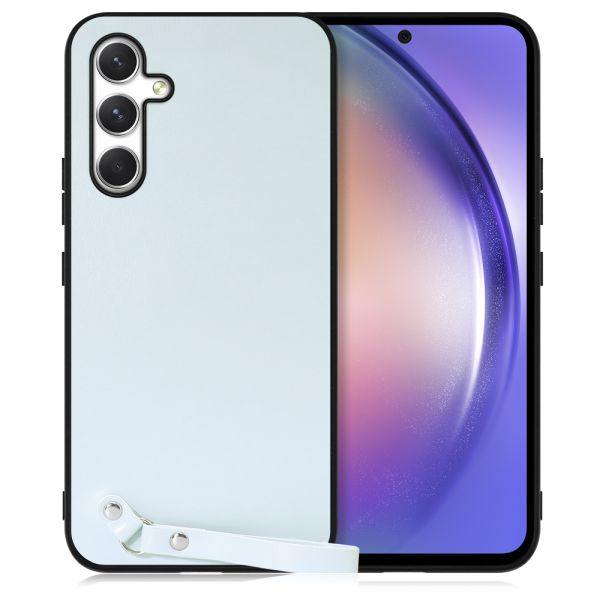 [ LOOF MACARON-SHELL ] Galaxy A54 5G  スマホケース 背面 ケース カバー ハードケース ストラップ付き 本革 ストラップホール [ Galaxy A54 5G ]