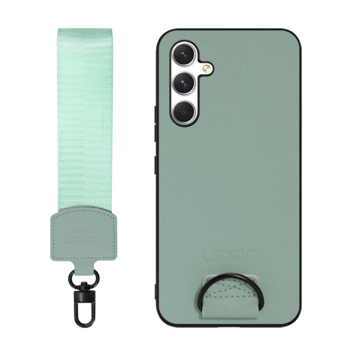 [ LOOF STRAP-SHELL ] Galaxy A54 5G  スマホケース 背面 ケース カバー ハードケース ショルダー スマホショルダー ハンドストラップ  本革 [ Galaxy A54 5G ]