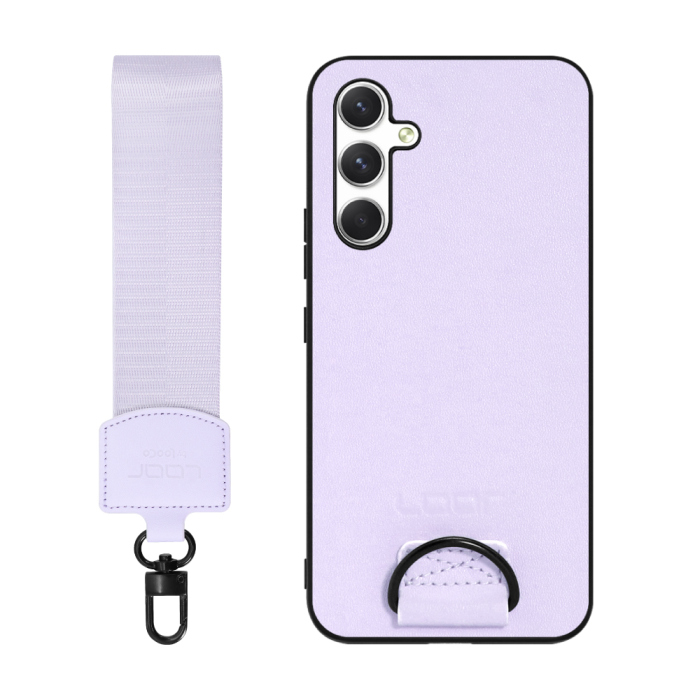 [ LOOF STRAP-SHELL ] Galaxy A54 5G  スマホケース 背面 ケース カバー ハードケース ショルダー スマホショルダー ハンドストラップ  本革 [ Galaxy A54 5G ]