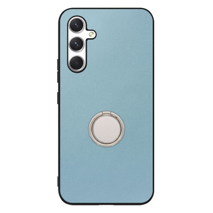 [ LOOF RING-SHELL (シンプル Ver.) ] Galaxy A54 5G  スマホケース 背面 ケース カバー ハードケース スマホリング リング付き 本革 ストラップホール [ Galaxy A54 5G ]