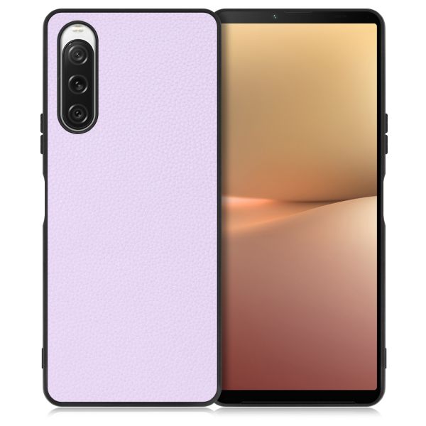 [ LOOF LUXURY-SHELL ] Xperia 10 V SOG11 / SO-52D 10V xperia10V スマホケース 背面 ケース カバー ハードケース 本革 ストラップホール [ Xperia 10 V ]