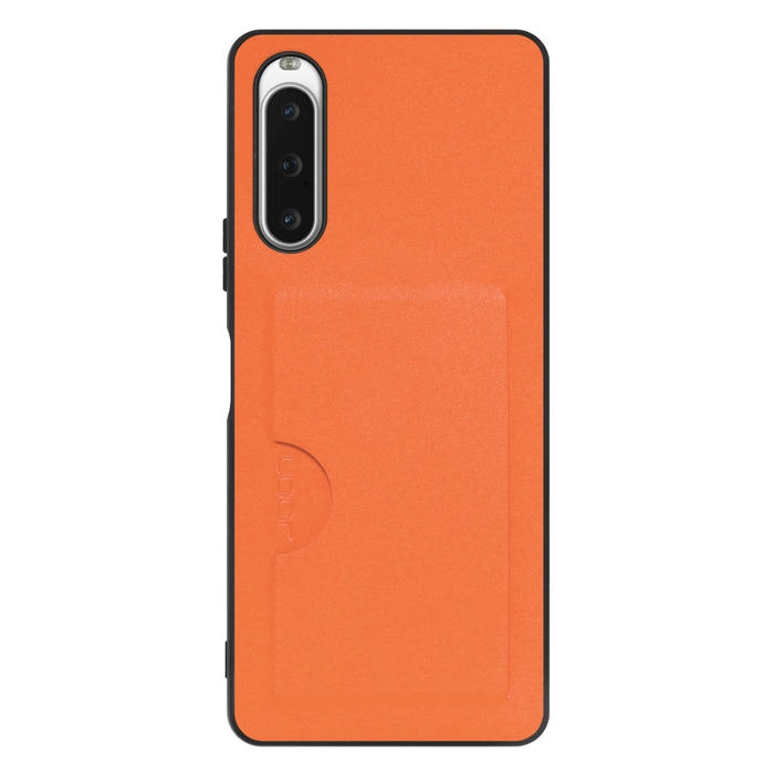 [ LOOF SKIN SLIM-SLOT ] Xperia 10 V SOG11 / SO-52D 10V xperia10V スマホケース 背面 ケース カバー ハードケース カード収納 PUレザー ストラップホール [ Xperia 10 V ]