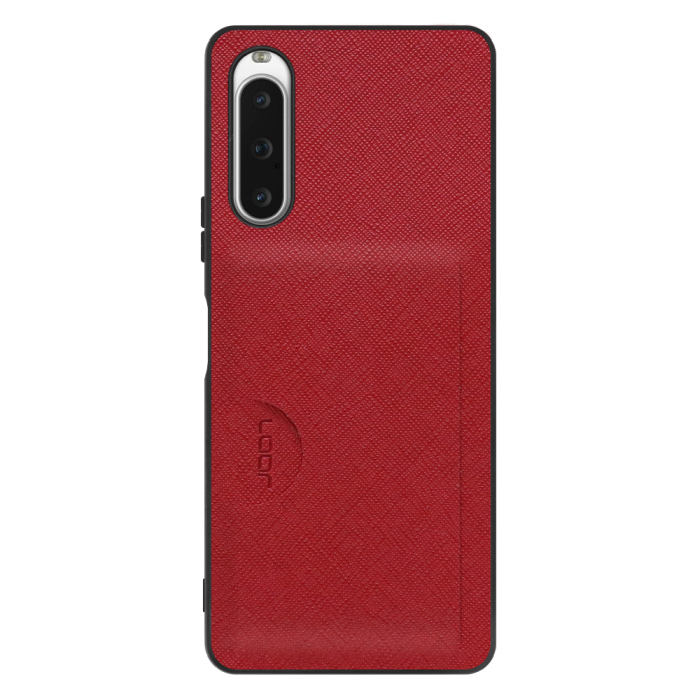 [ LOOF CASUAL-SLOT ] Xperia 10 V SOG11 / SO-52D 10V xperia10V スマホケース 背面 ケース カバー ハードケース カード入れ カードポケット カード収納 ストラップホール [ Xperia 10 V ]
