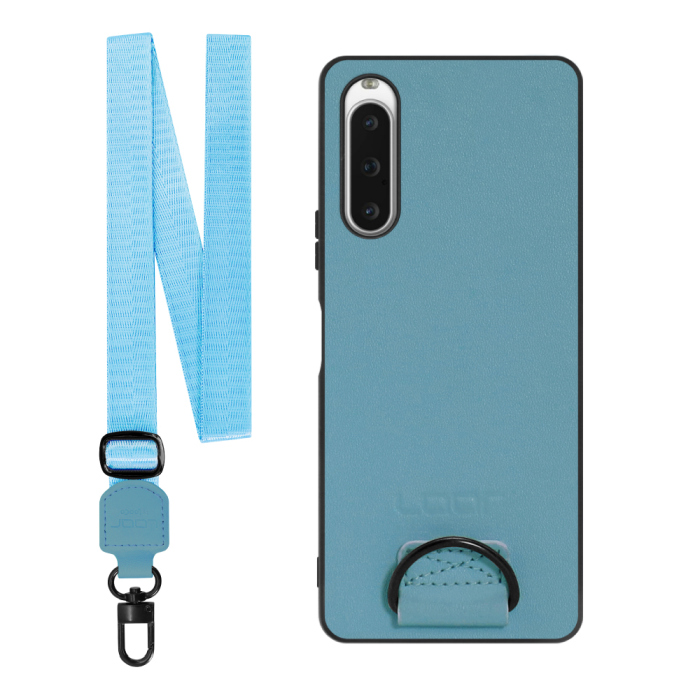 [ LOOF STRAP-SHELL ] Xperia 10 V SOG11 / SO-52D 10V xperia10V スマホケース 背面 ケース カバー ハードケース ショルダー スマホショルダー ハンドストラップ  本革 [ Xperia 10 V ]