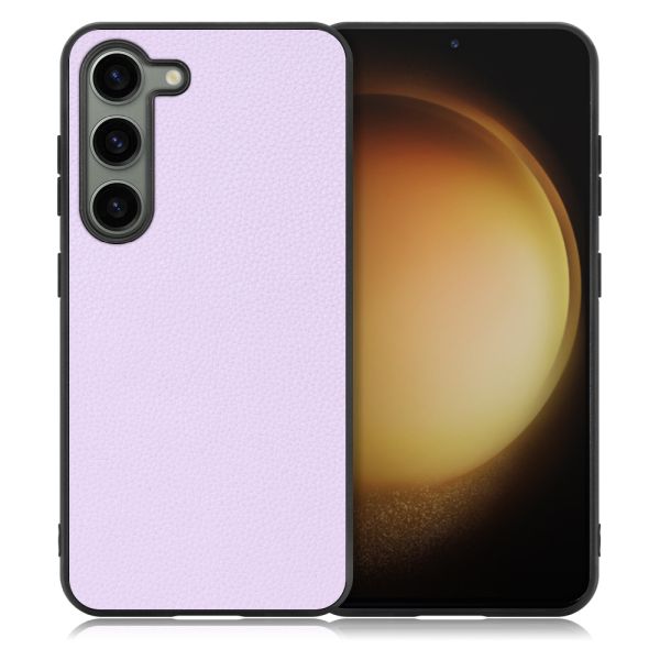 [ LOOF LUXURY-SHELL ] Galaxy S23  スマホケース 背面 ケース カバー ハードケース 本革 ストラップホール [ Galaxy S23 ]