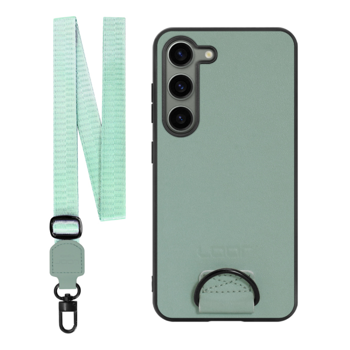 [ LOOF STRAP-SHELL ] Galaxy S23  スマホケース 背面 ケース カバー ハードケース ショルダー スマホショルダー ハンドストラップ  本革 [ Galaxy S23 ]