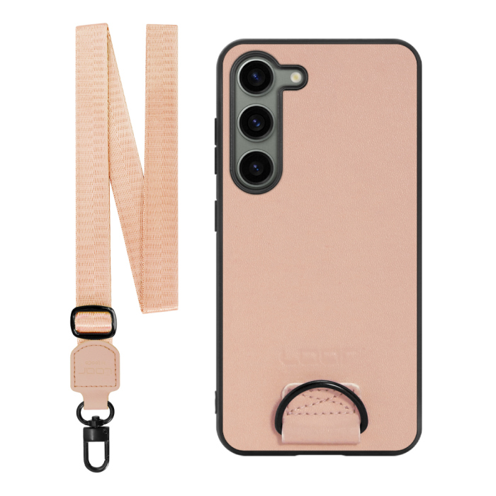 [ LOOF STRAP-SHELL ] Galaxy S23  スマホケース 背面 ケース カバー ハードケース ショルダー スマホショルダー ハンドストラップ  本革 [ Galaxy S23 ]