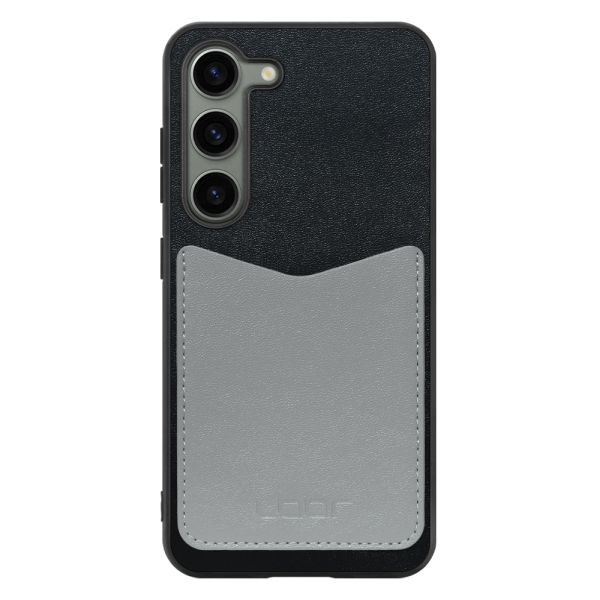 [ LOOF PASS-SHELL ] Galaxy S23 スマホケース 背面 ケース カバー ハードケース カード収納 カードホルダー ストラップホール [ Galaxy S23 ]