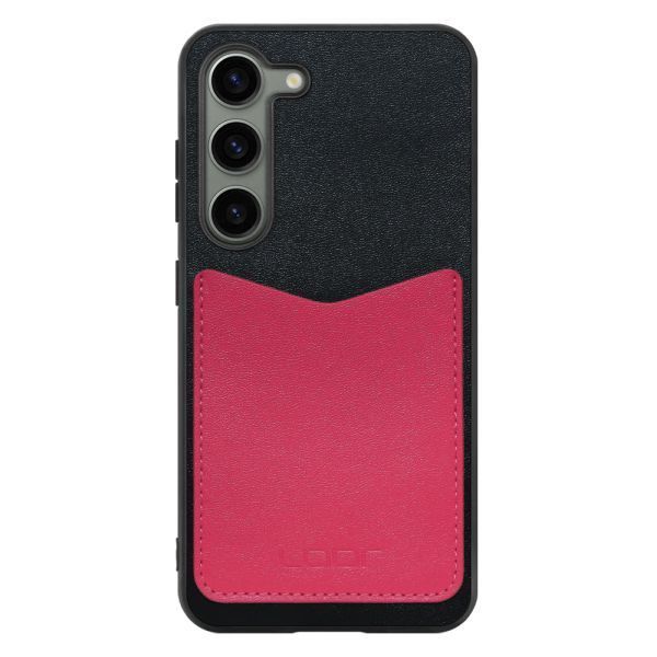 [ LOOF PASS-SHELL ] Galaxy S23 スマホケース 背面 ケース カバー ハードケース カード収納 カードホルダー ストラップホール [ Galaxy S23 ]