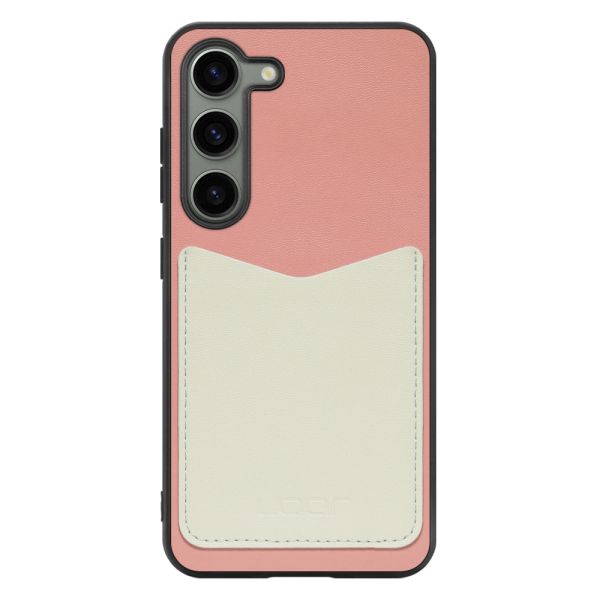 [ LOOF PASS-SHELL ] Galaxy S23 スマホケース 背面 ケース カバー ハードケース カード収納 カードホルダー ストラップホール [ Galaxy S23 ]