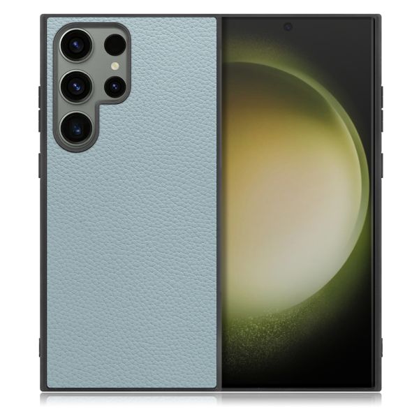 [ LOOF LUXURY-SHELL ] Galaxy S23 Ultra s23ultra スマホケース 背面 ケース カバー ハードケース 本革 ストラップホール [ Galaxy S23 Ultra ]