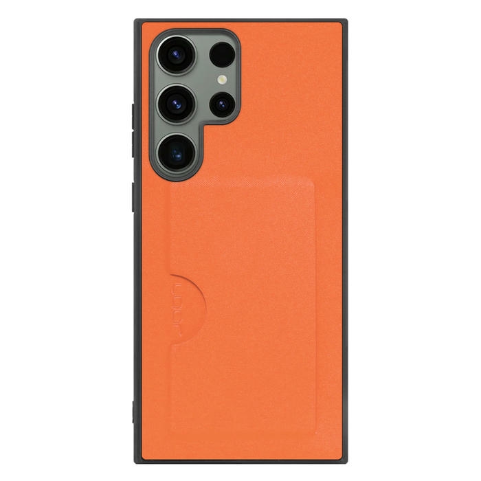 [ LOOF SKIN SLIM-SLOT ] Galaxy S23 Ultra s23ultra スマホケース 背面 ケース カバー ハードケース カード収納 PUレザー ストラップホール [ Galaxy S23 Ultra ]