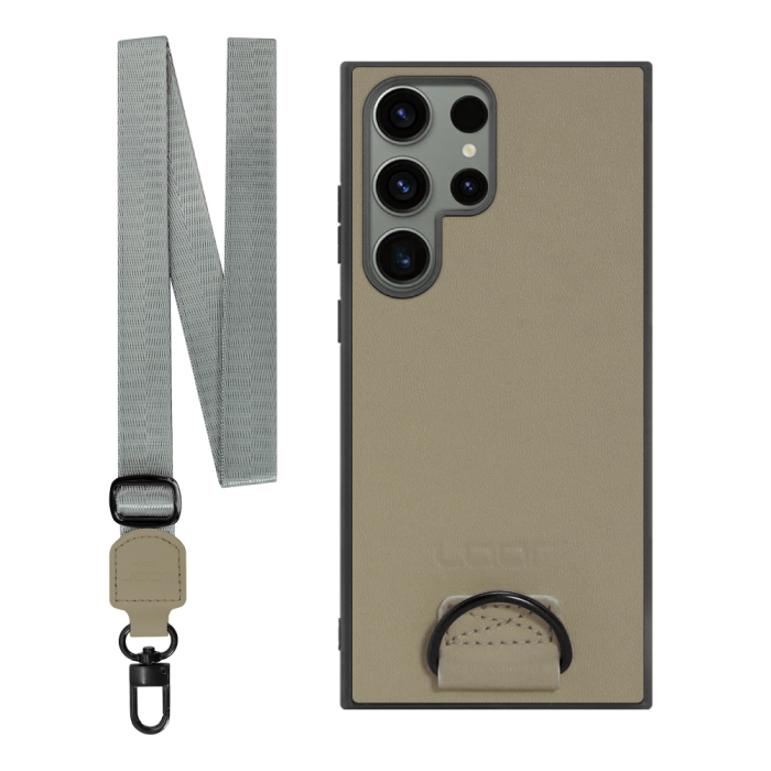 [ LOOF STRAP-SHELL ] Galaxy S23 Ultra s23ultra スマホケース 背面 ケース カバー ハードケース ショルダー スマホショルダー ハンドストラップ  本革 [ Galaxy S23 Ultra ]