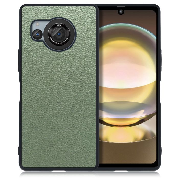 [ LOOF LUXURY-SHELL ] AQUOS R8 SH-52D AQUOSR8 スマホケース 背面 ケース カバー ハードケース 本革 ストラップホール [ AQUOS R8 ]