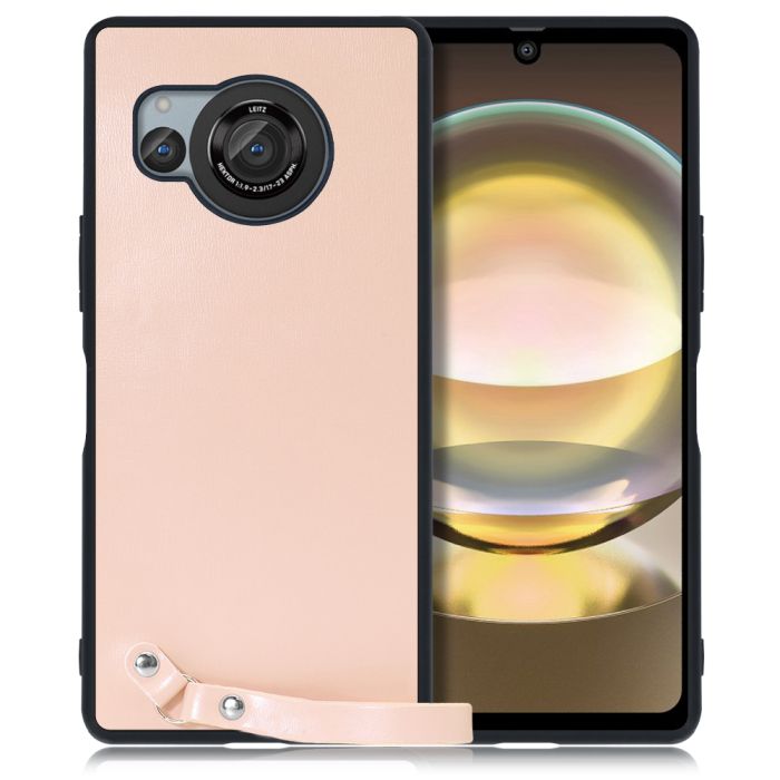 [ LOOF MACARON-SHELL ] AQUOS R8 SH-52D AQUOSR8 スマホケース 背面 ケース カバー ハードケース ストラップ付き 本革 ストラップホール [ AQUOS R8 ]