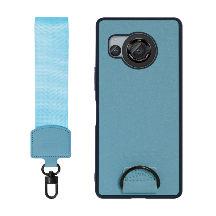 [ LOOF STRAP-SHELL ] AQUOS R8 SH-52D AQUOSR8 スマホケース 背面 ケース カバー ハードケース ショルダー スマホショルダー ハンドストラップ  本革 [ AQUOS R8 ]